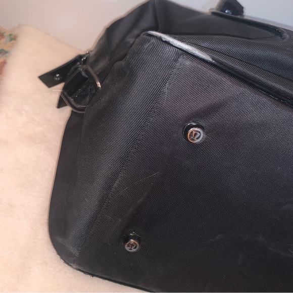 Lululemon Athletica Black Duffel Bag Minimalist Design - Picture 8 of 10